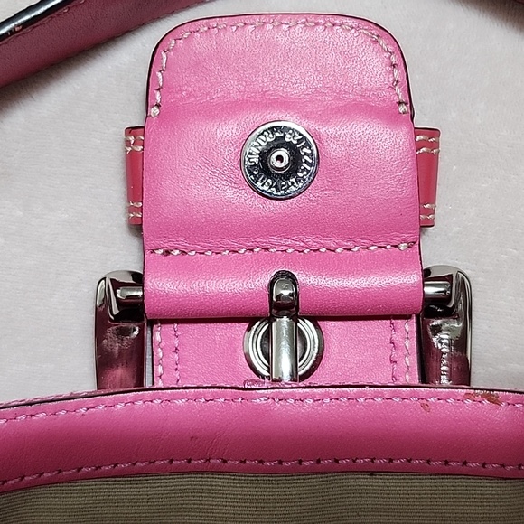 Coach Authentic Y2K Pink Hobo Shoulder Bag - Picture 13 of 14